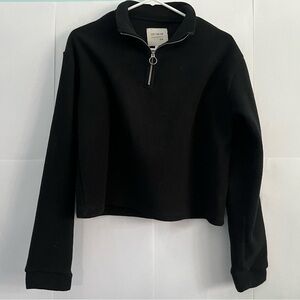Cotton On cropped half-zip fleece